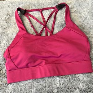 Berry Colored sports bra